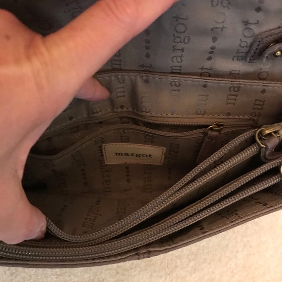 Margot Brown Genuine Leather Crossbody Bag - Picture 5 of 16